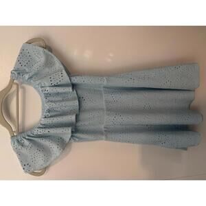 Btween Girls Eyelet Ruffle Dress, Size 7